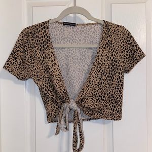 Brandy Melville Wrap Top